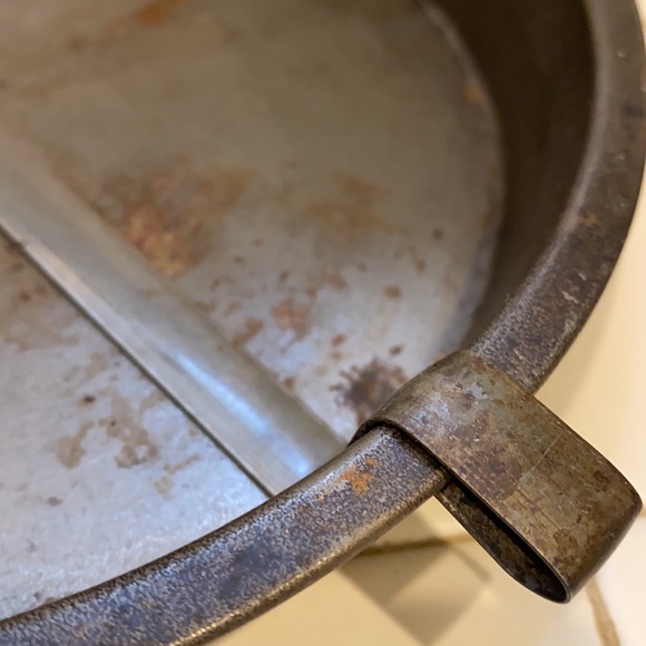 Vintage EKCOLOY Silver Beauty Fluted Tin Pie Pan - Picture 5 of 7